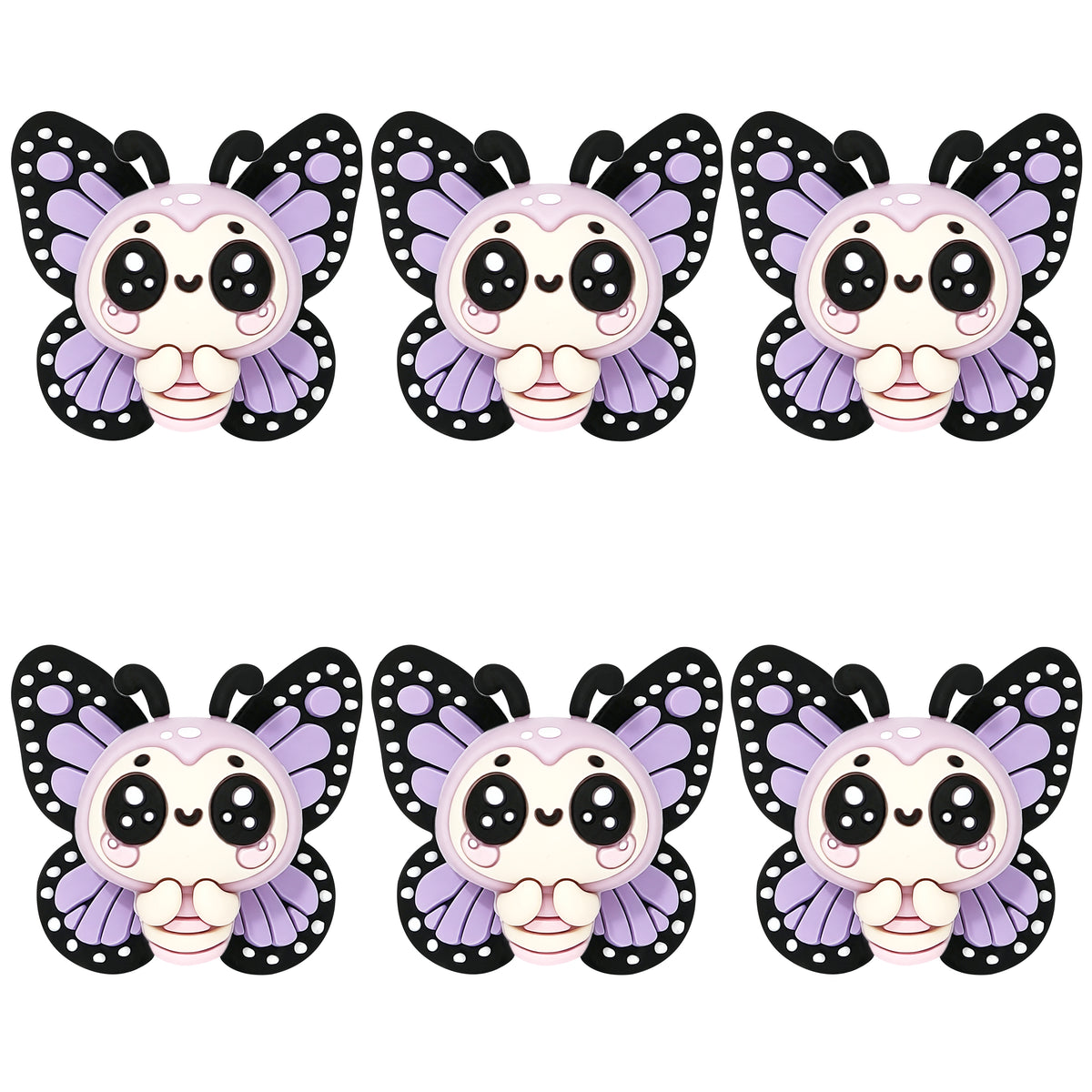 3D Colorful Butterfly Focal
