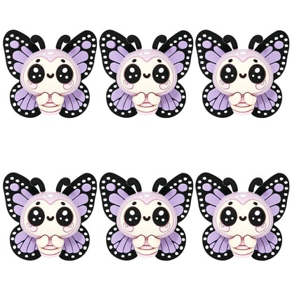3D Colorful Butterfly Focal