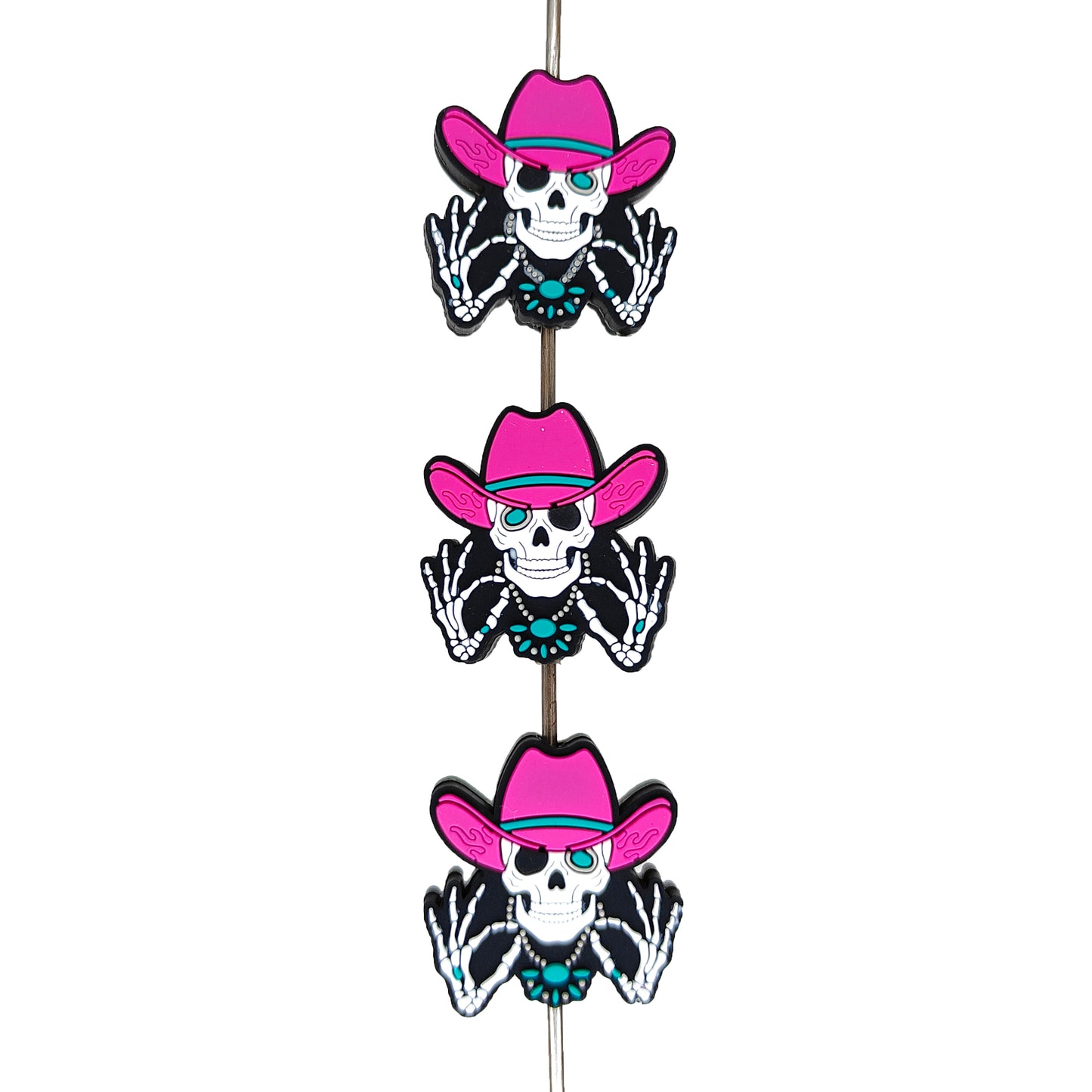 Country Cowgirl Skeleton Focal