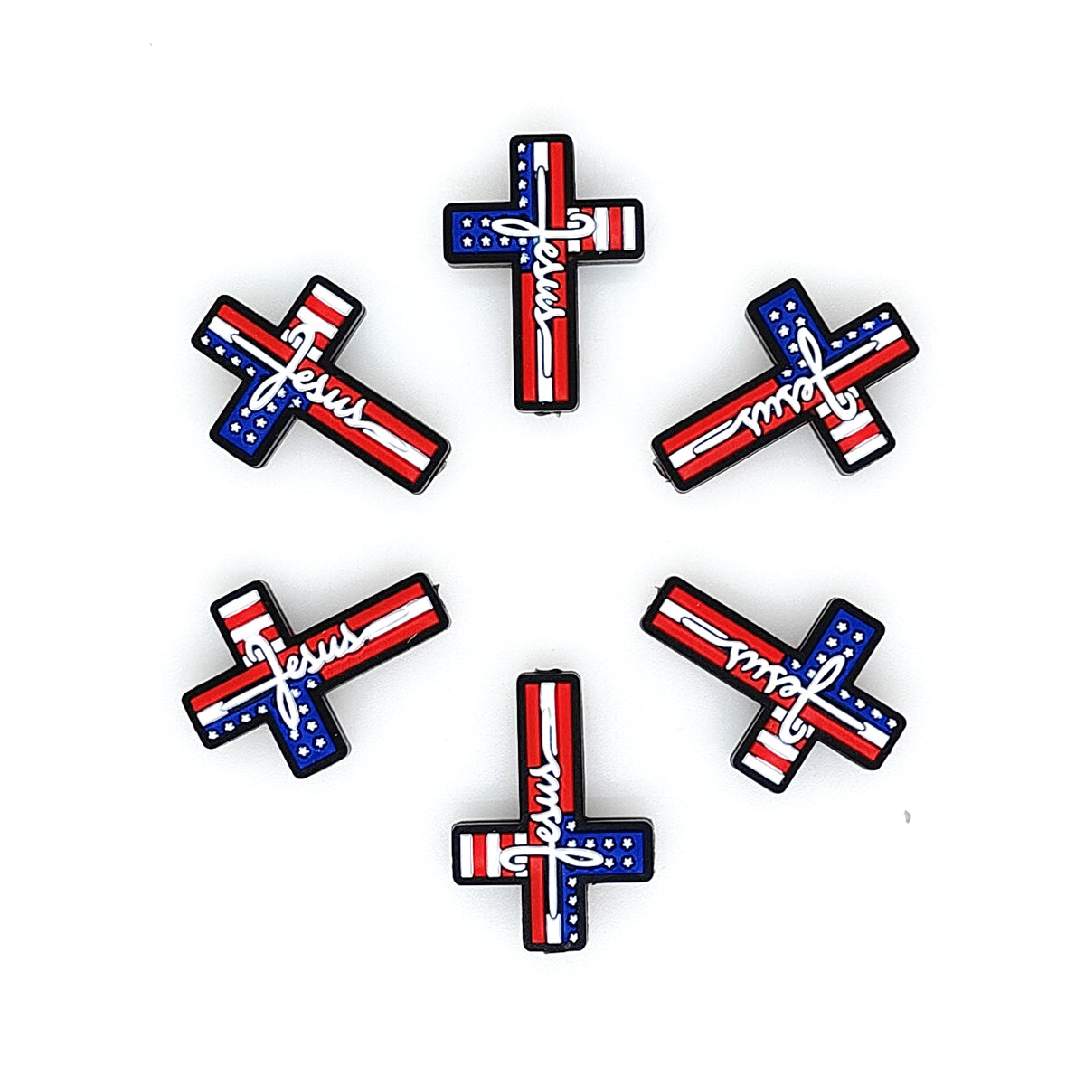 Patriotic Cross Focal