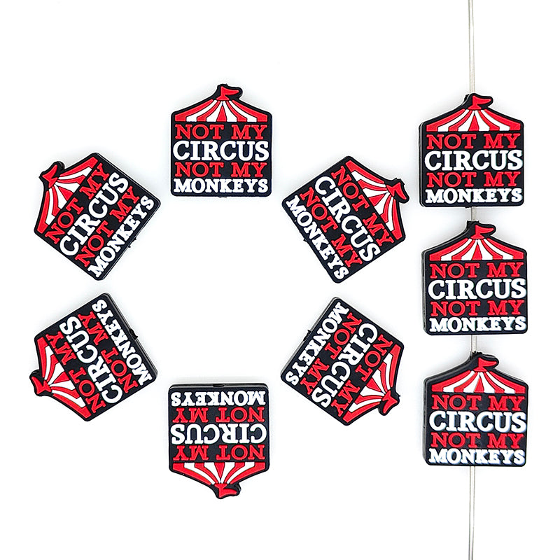 Not My Circus Not My Monkeys Focal Beads