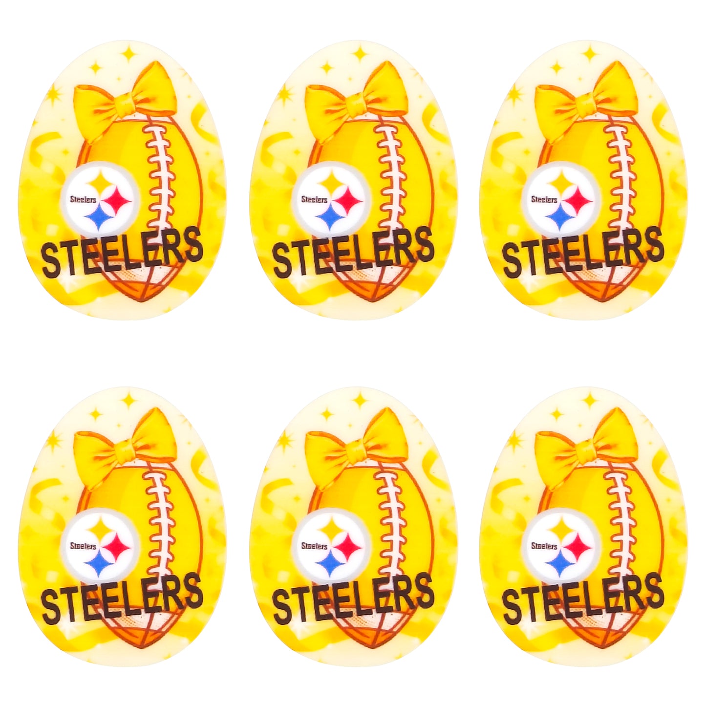New Silicone Football Team Focal Beads