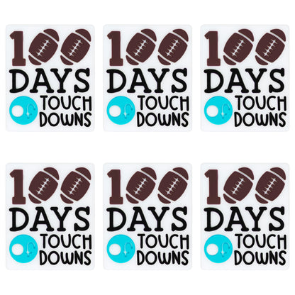 100 Days of Touch Downs Football Focal