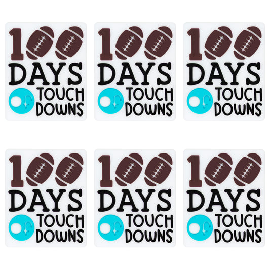 100 Days of Touch Downs Football Focal