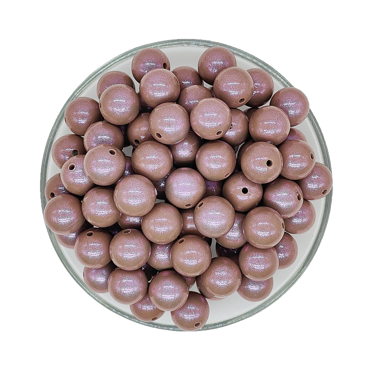 New 15mm Opal Round Glossy Silicone Beads