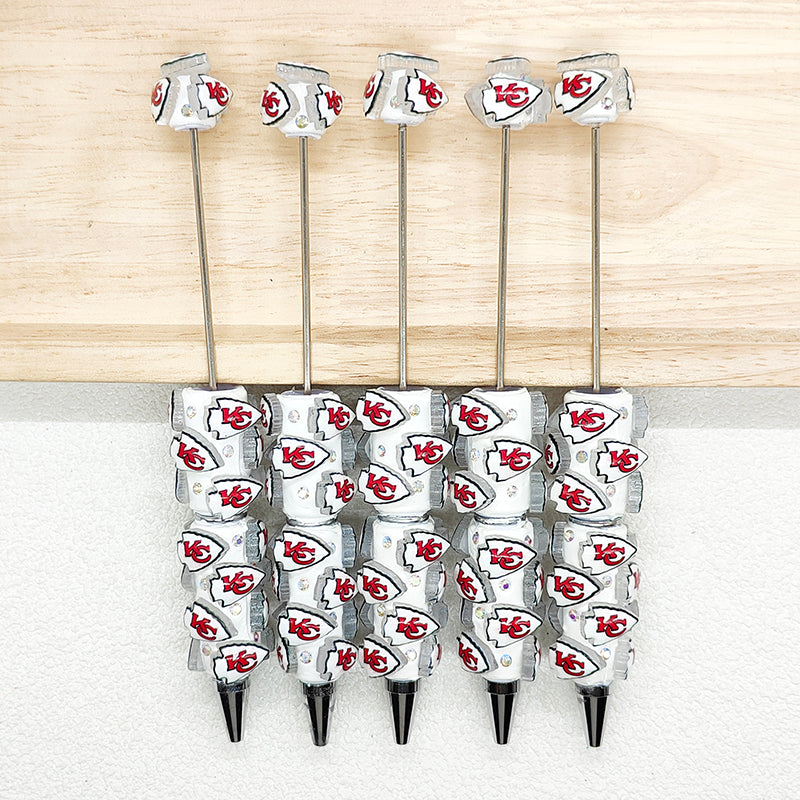 Fancy Football Team Beadable Pen DIY,Bar Blank