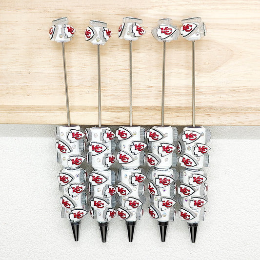 Fancy Football Team Beadable Pen DIY,Bar Blank