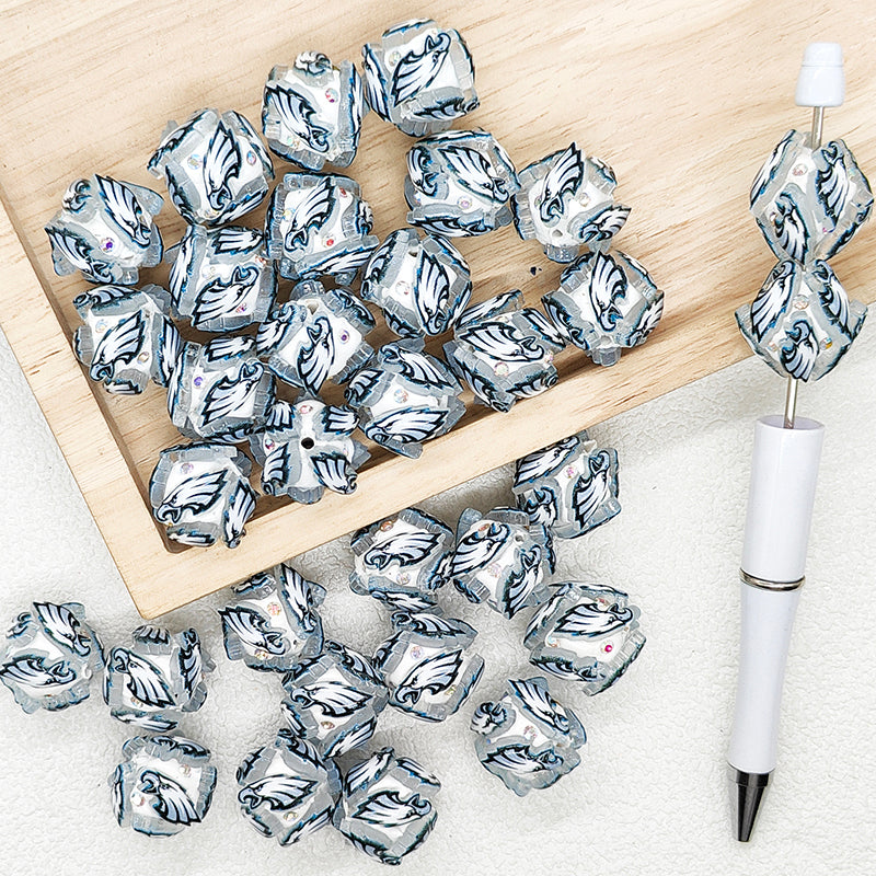 Football Team Fancy Polymer Clay Beads