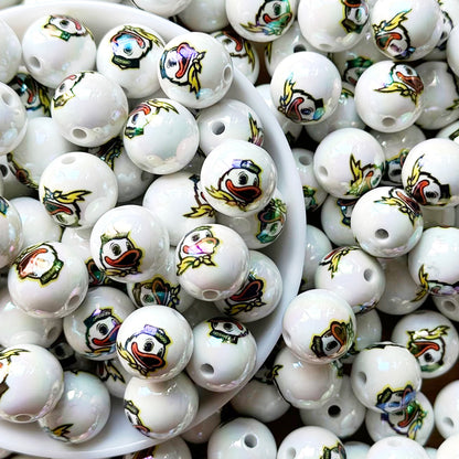 16mm UV College Football Team Gumball Acrylic Beads