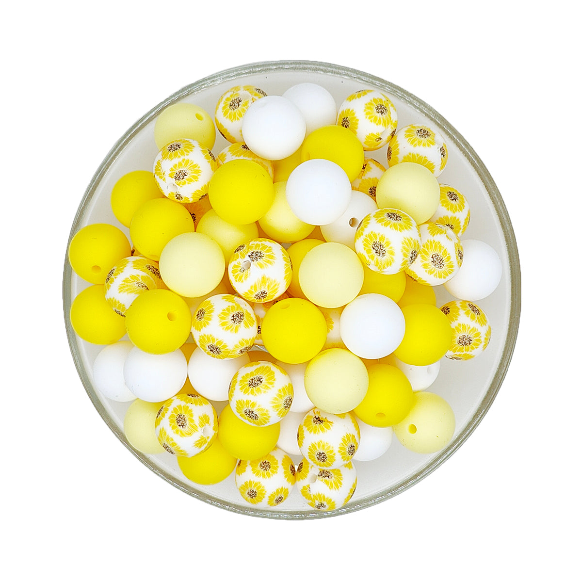 15mm_Assorted_Sunflower_Silicone_Beads_Mix