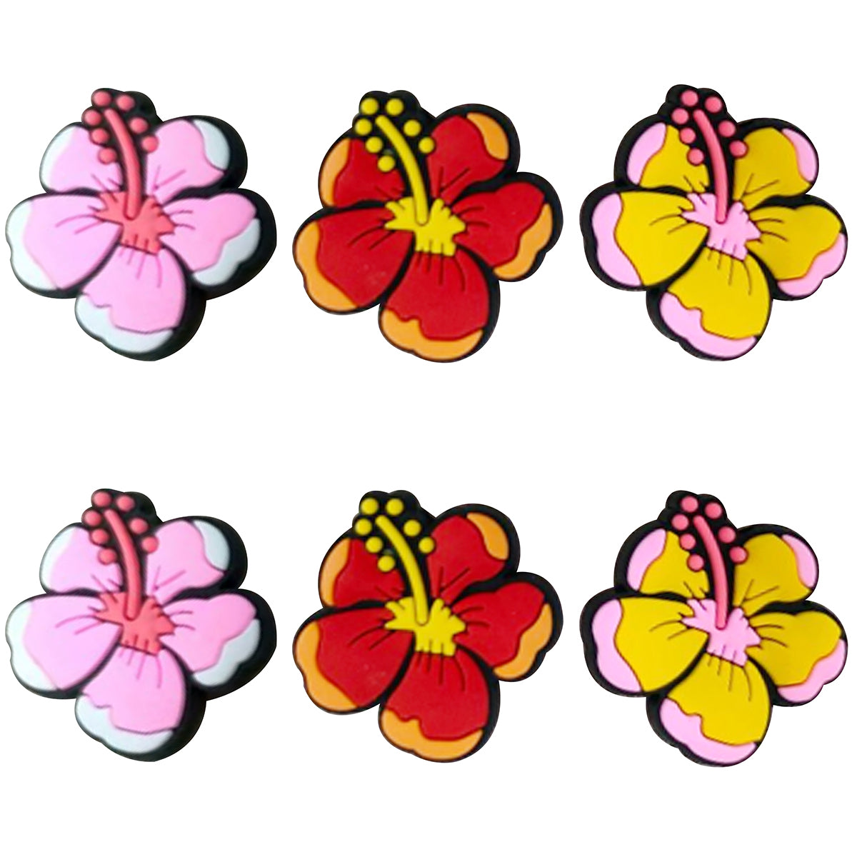 Hibiscus Assorted Color Focal