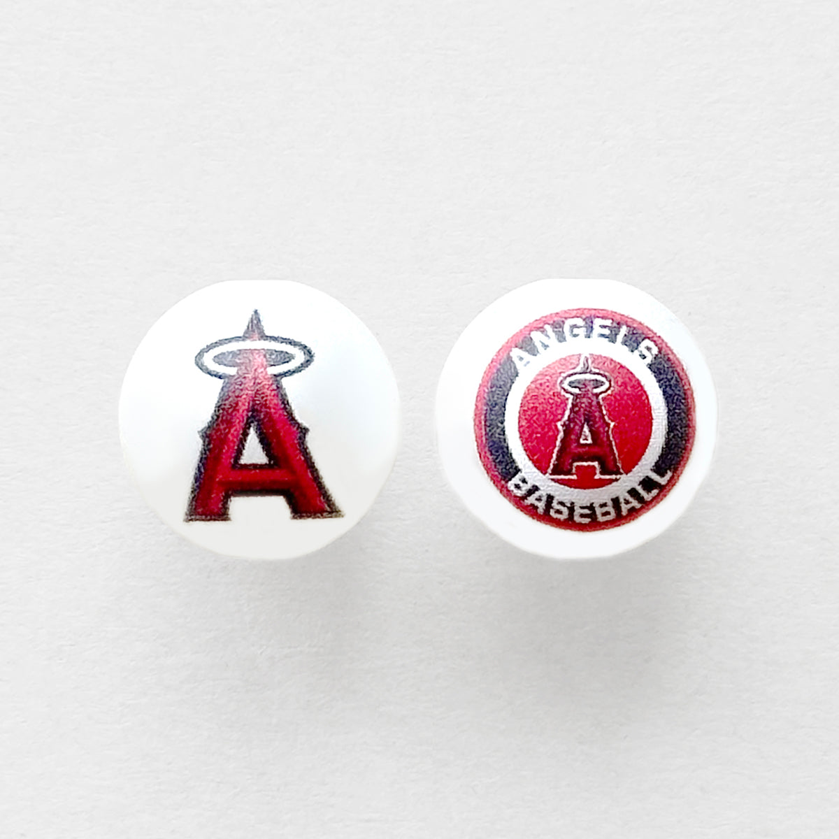 16mm Pearl Baseball Team Gumball Acrylic Beads