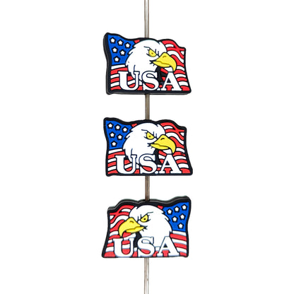 Eagle Head USA Flag Focal