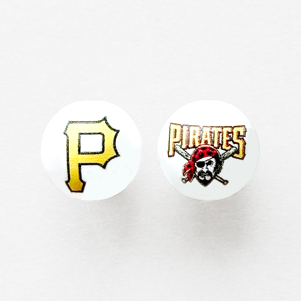 16mm Pearl Baseball Team Gumball Acrylic Beads