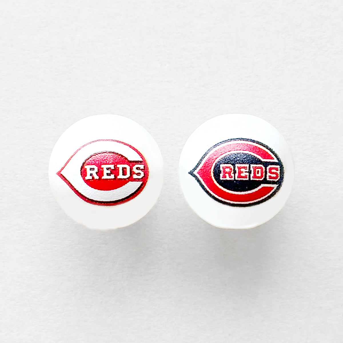 16mm Pearl Baseball Team Gumball Acrylic Beads