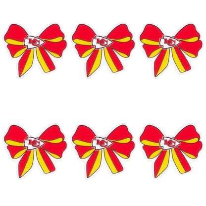 New Silicone Bow Football Team Focal Beads