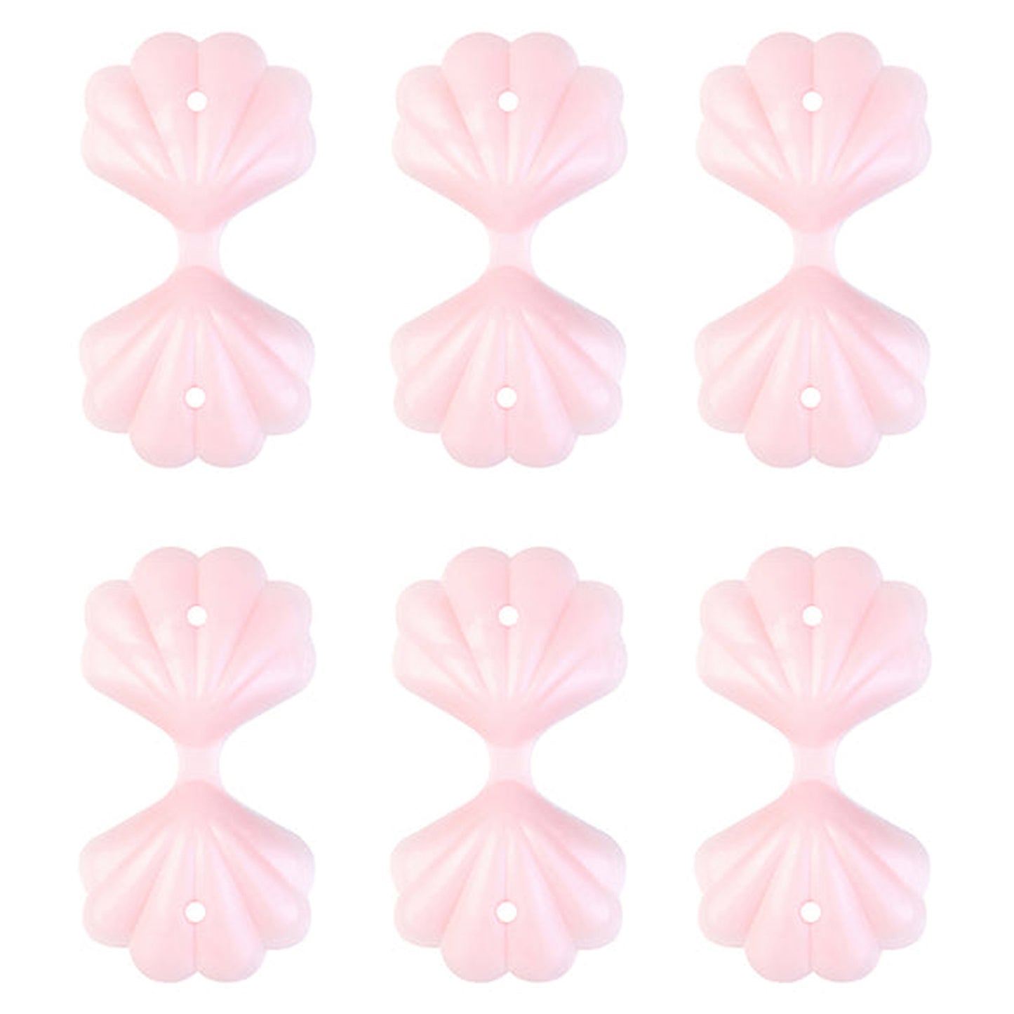 3D Double Layer Shell Pearlescent Focal Mixed Color