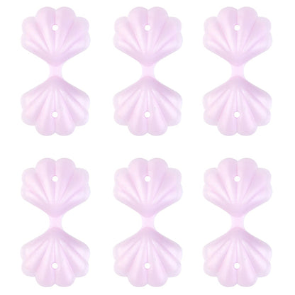 3D Double Layer Shell Pearlescent Focal Mixed Color