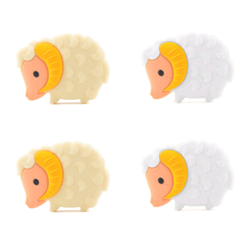 Goat Silicone Beads - 28*21*9.4mm