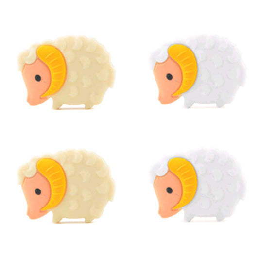 Goat Silicone Beads - 28*21*9.4mm