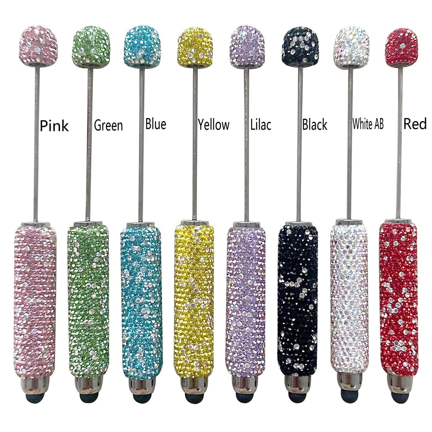 Bling Rhinestone Beadable Pen for Touch Screen,Beadable Stylus Pen