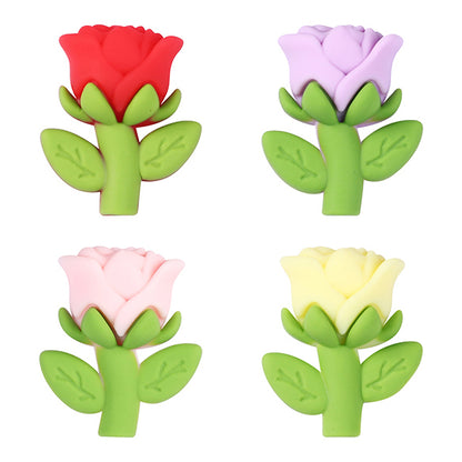 3D Rose Flower Focal - Assorted Color