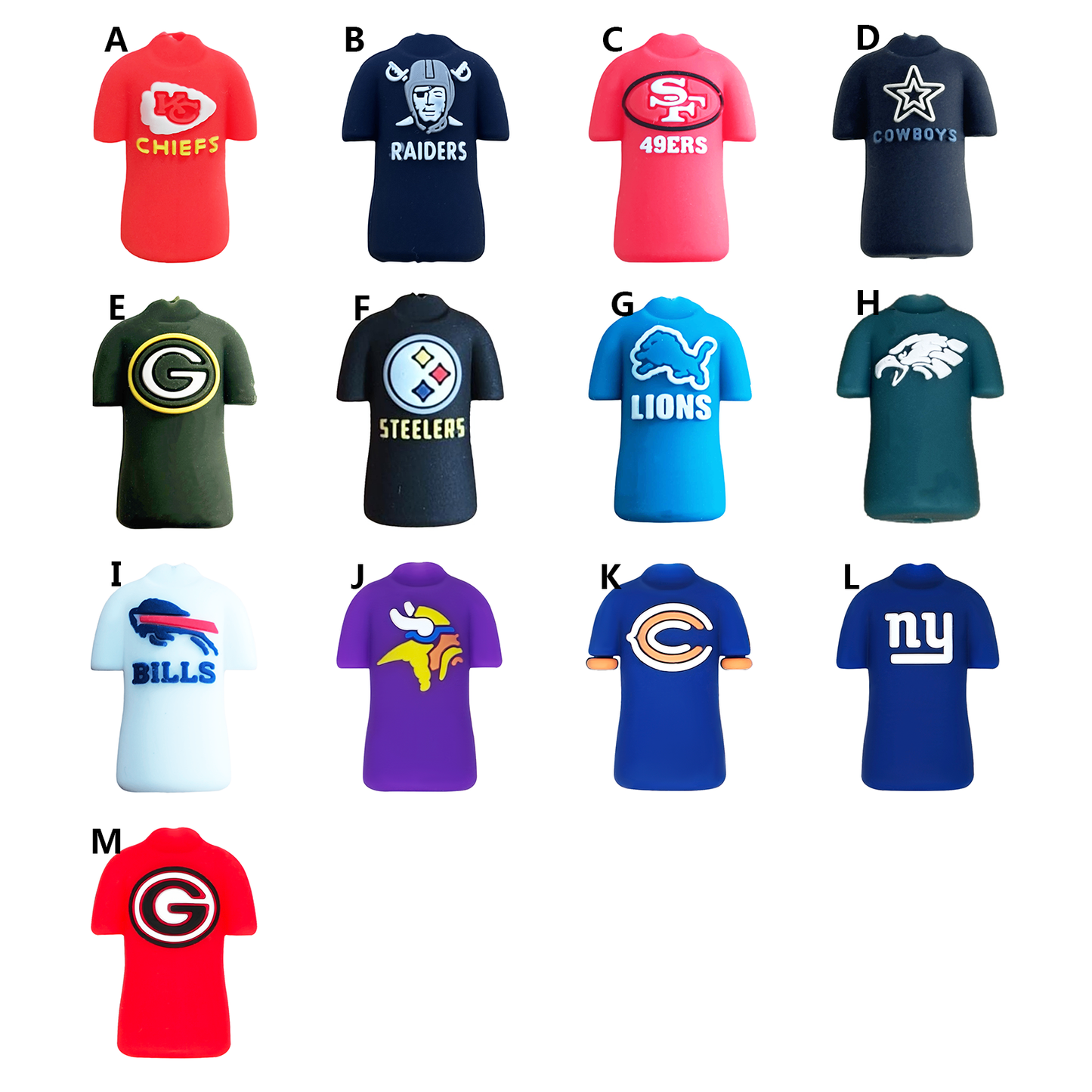 3D Football Team Jersey Focal