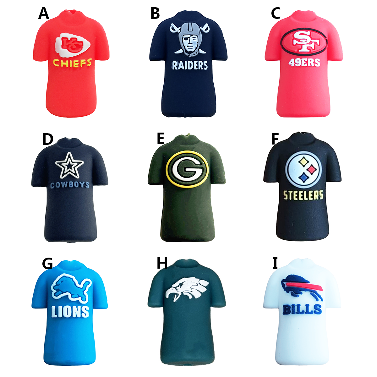 3D Football Team Jersey Focal