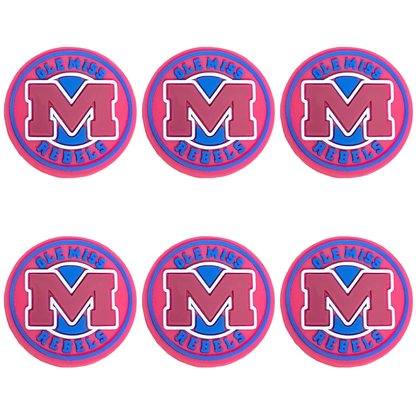 Football Team Focal Silicone Beads
