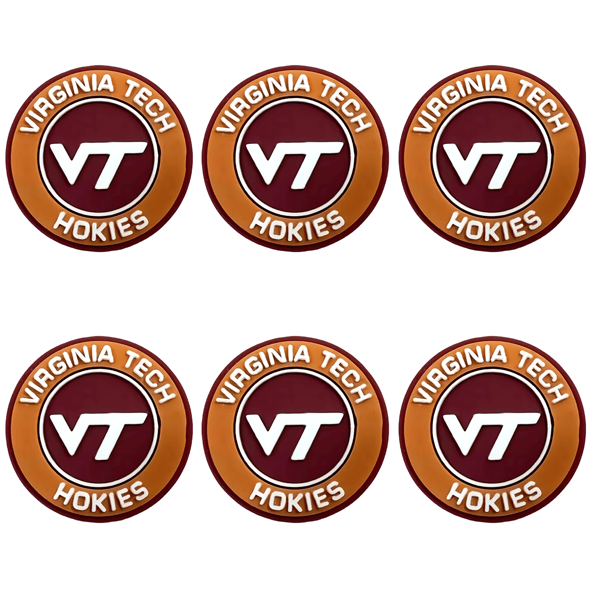 Football Team Focal Silicone Beads