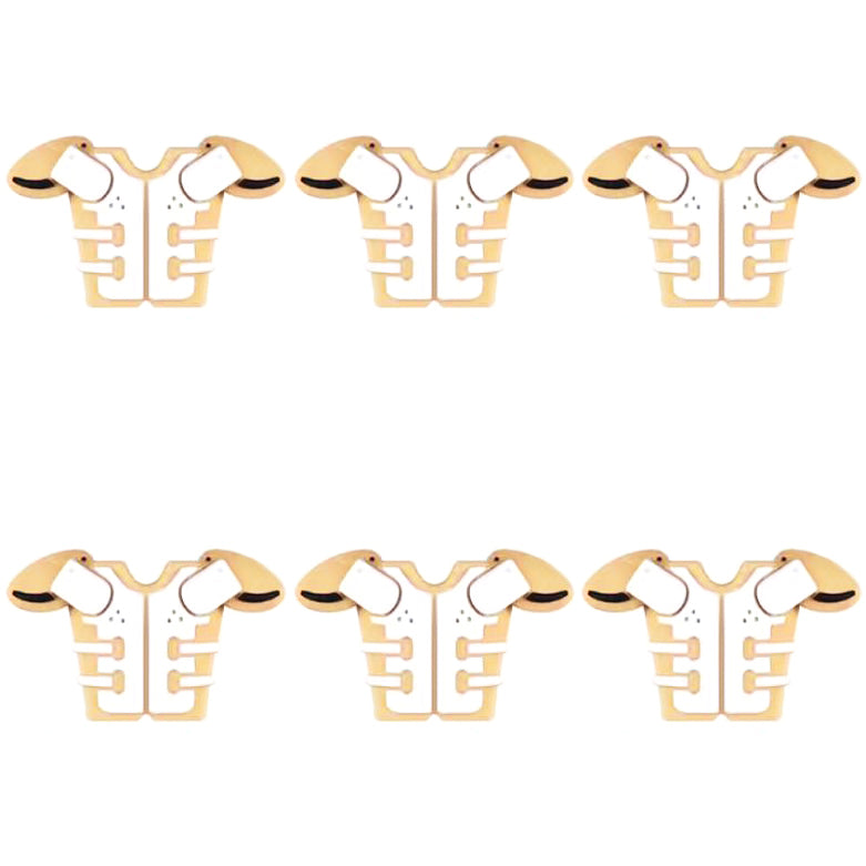 3D American Football Shoulder Pad Focal