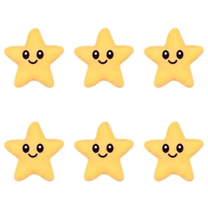 3D Smiley Star Focal Beads
