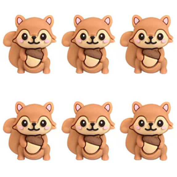 3D Squirrel Acorn Focal
