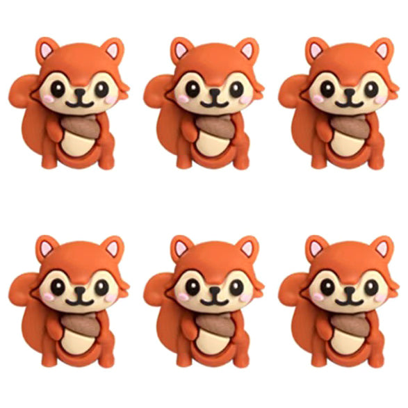 3D Squirrel Acorn Focal