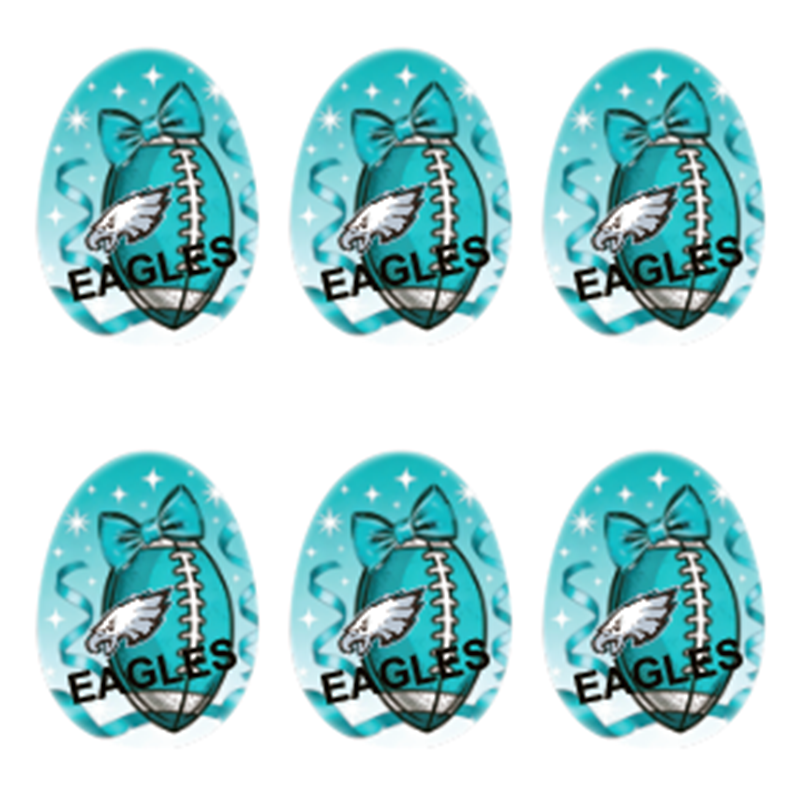 New Silicone Football Team Focal Beads