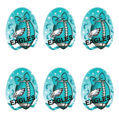 New Silicone Football Team Focal Beads