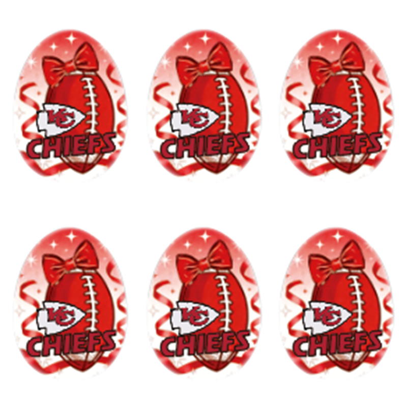 New Silicone Football Team Focal Beads