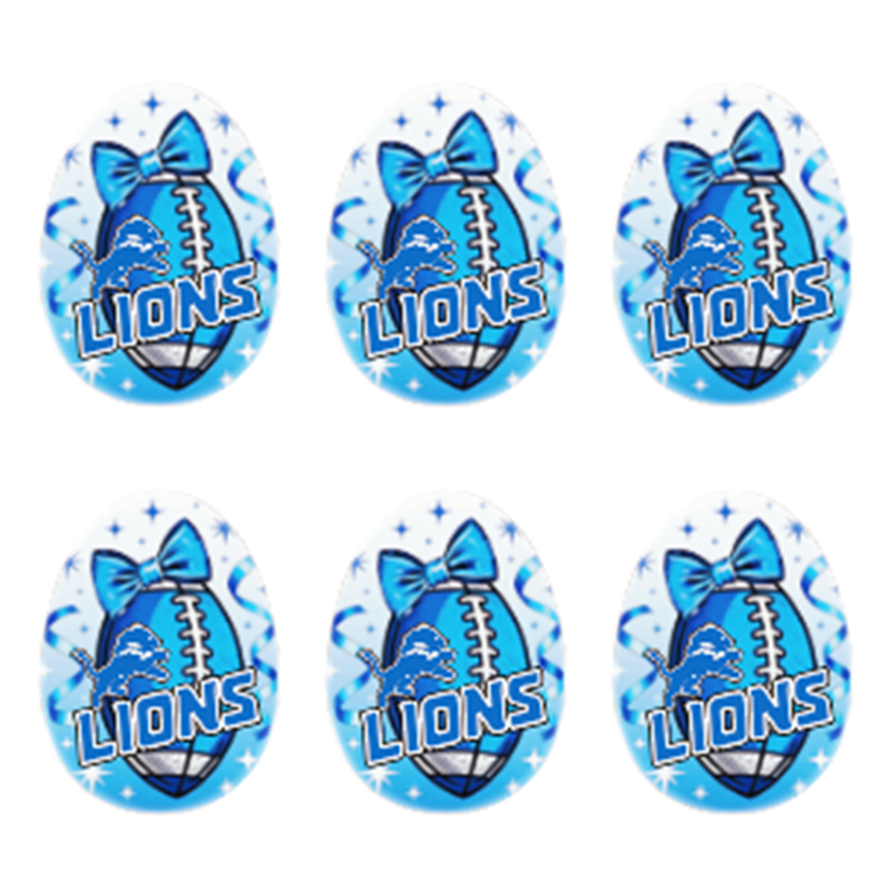 New Silicone Football Team Focal Beads