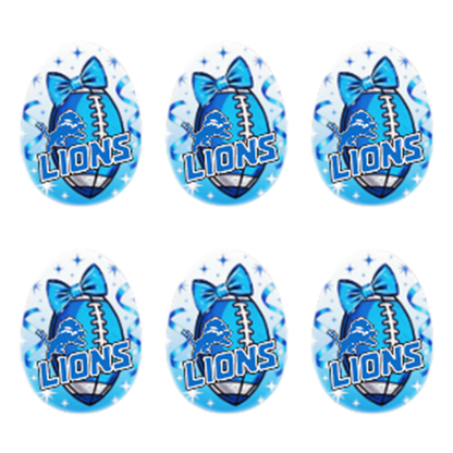 New Silicone Football Team Focal Beads