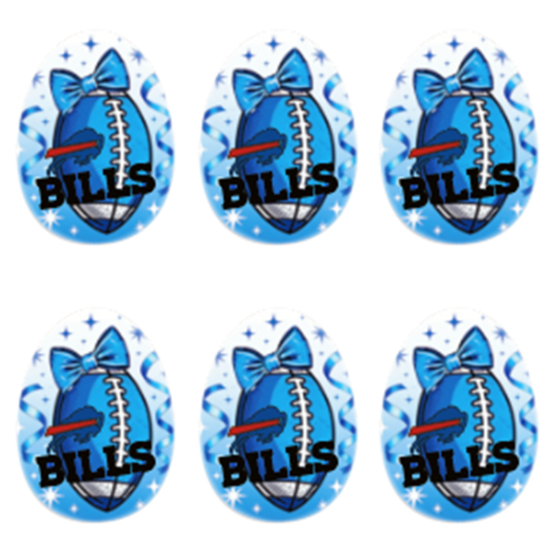 New Silicone Football Team Focal Beads