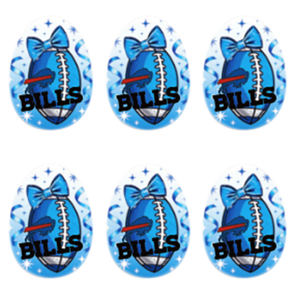 New Silicone Football Team Focal Beads