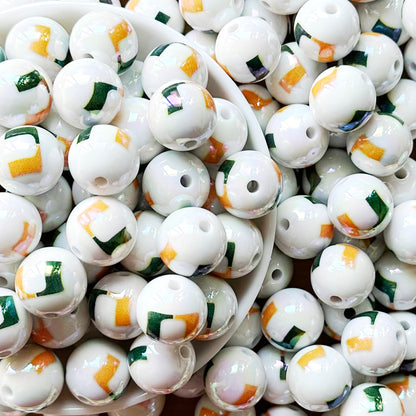 16mm UV College Football Team Gumball Acrylic Beads