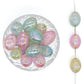 Opal Carved Daisy Oval Acrylic Beads-Mixed Color