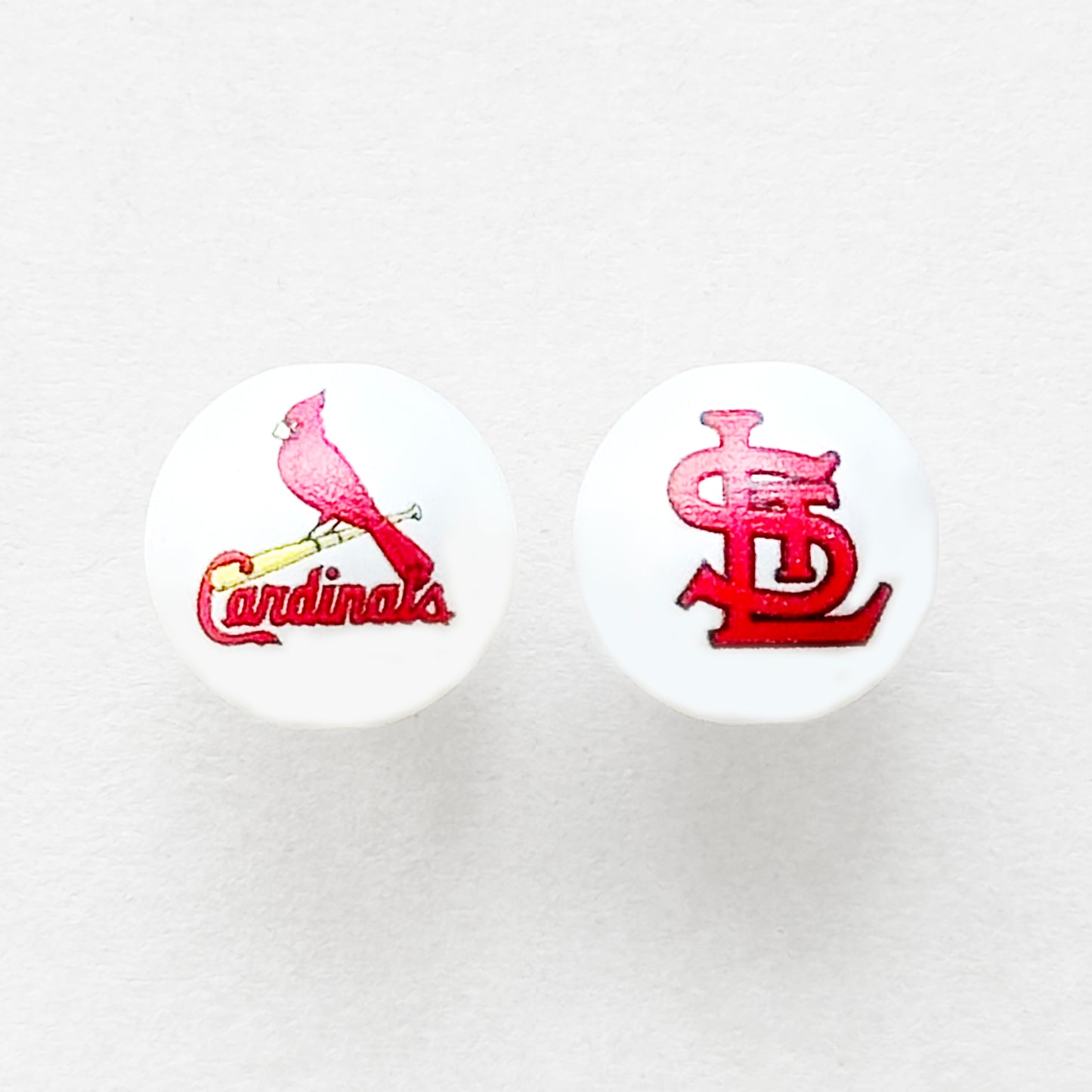 16mm Pearl Baseball Team Gumball Acrylic Beads