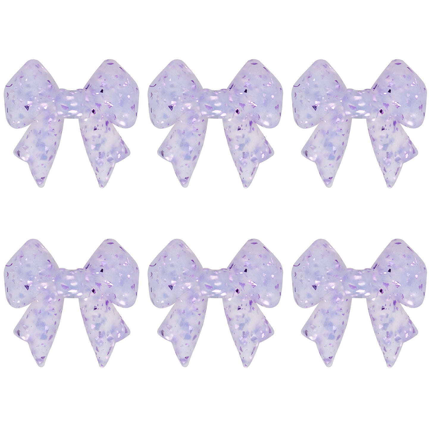 3D Shiny Flake Bowknot Focal