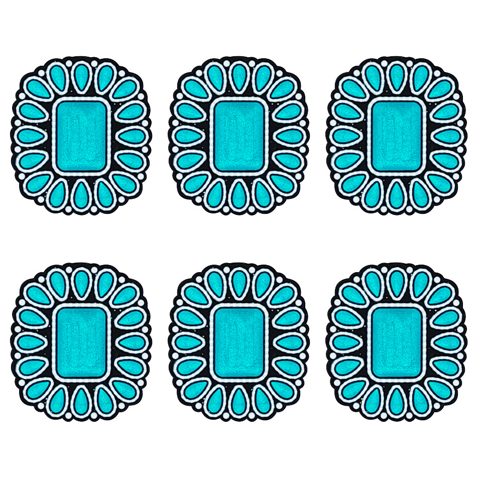 Western Gemstone Mixed Color Focal