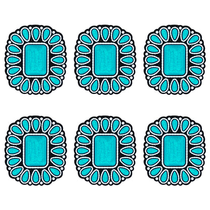 Western Gemstone Mixed Color Focal