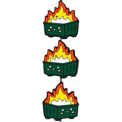 Dumpster Fire Focal Beads