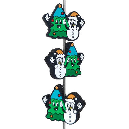 Christmas Tree Snowman Focal