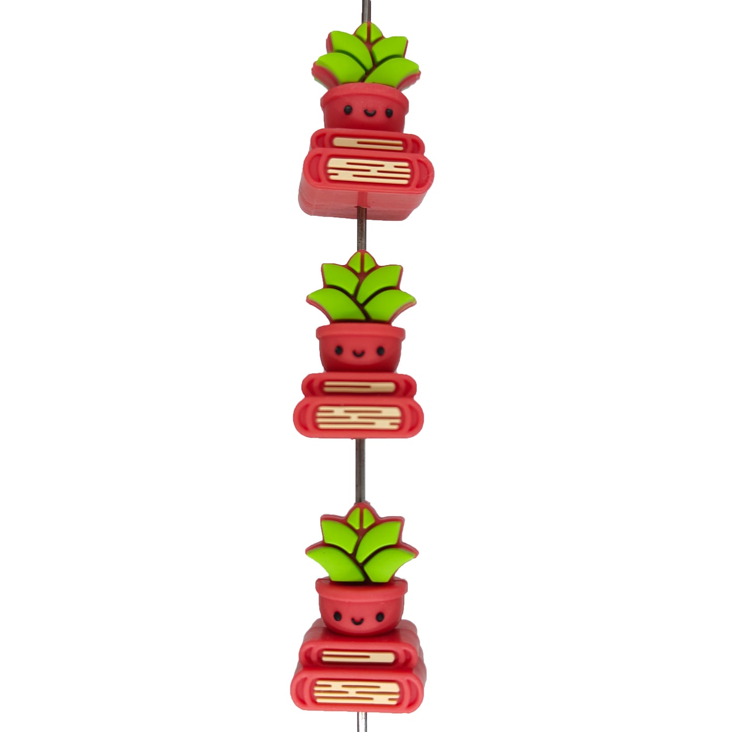 3D Plant Flowerpot And Book Focal